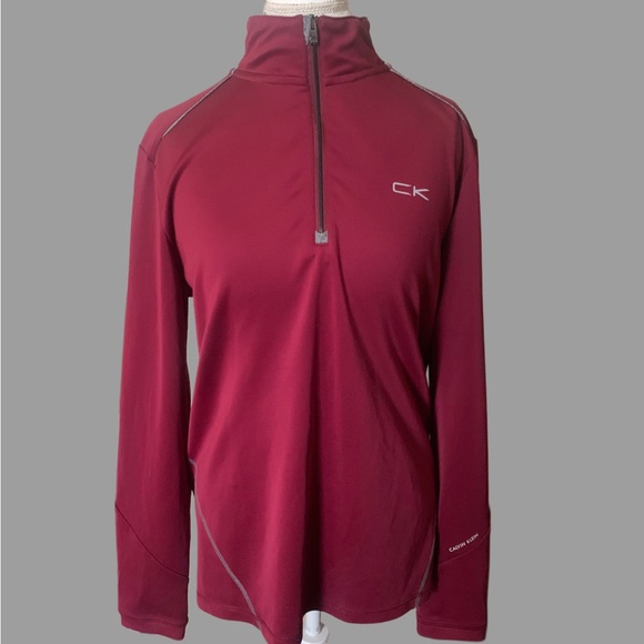 Calvin Klein Tops - Calvin Klein Burgundy Pullover